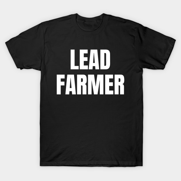 Lead Farmer T-Shirt by Spatski